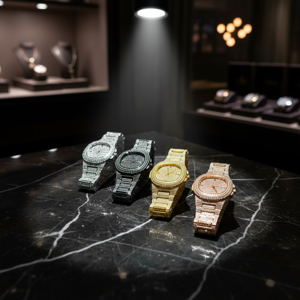 Diamond Steel Luxury Stylish watch Durable Quality Timeless Design