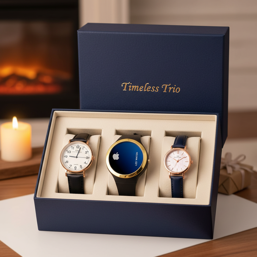 Family gift pack of 3 watches